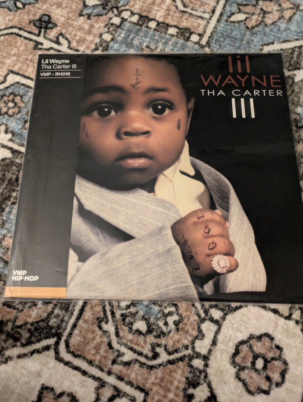 Lil Wayne "Tha Carter III" Album Vinyl - Black & Red Galaxy